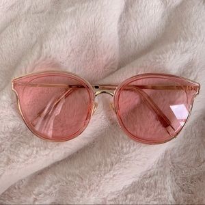 Pink Gold Lined Sunglasses